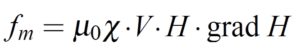 Формула силы магнитного поля