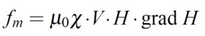 Формула силы магнитного поля