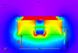 Картина магнитного поля подвесного железоотделителя 3